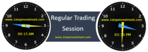 NSE regular trading session time